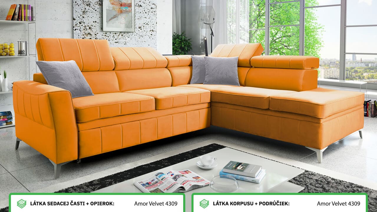 Rohová sedačka BARTEEZ III Farebné prevedenie