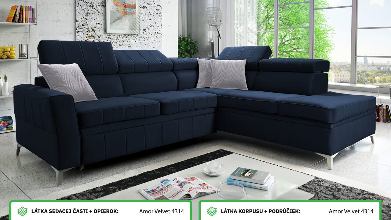 Rohová sedačka BARTEEZ III Farebné prevedenie