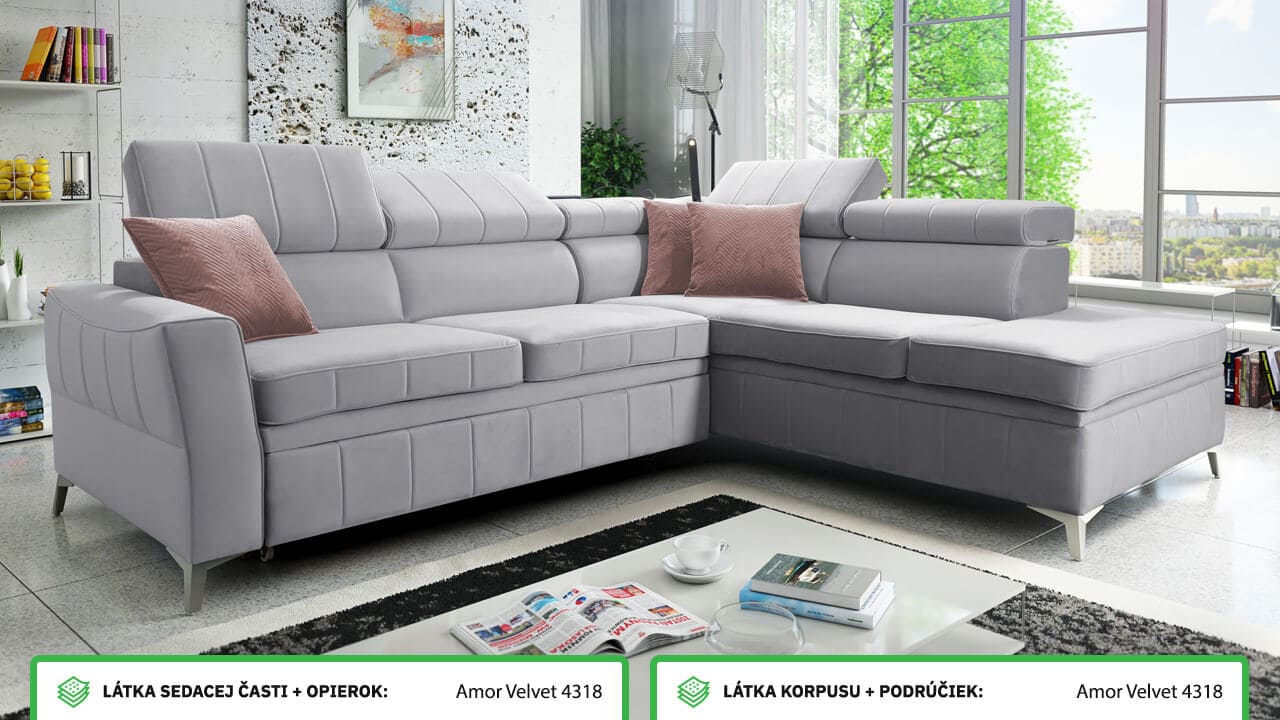 Rohová sedačka BARTEEZ III Farebné prevedenie
