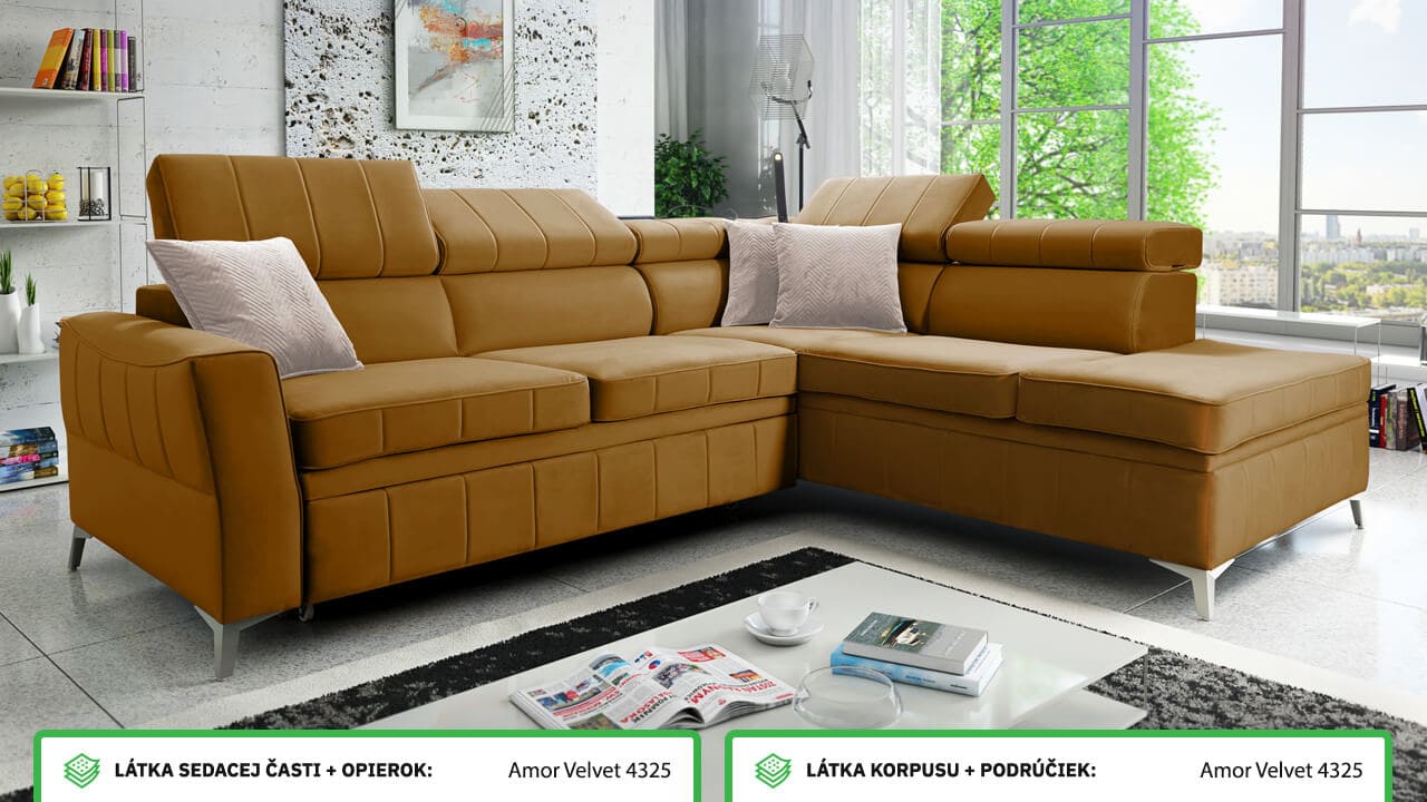 Rohová sedačka BARTEEZ III Farebné prevedenie