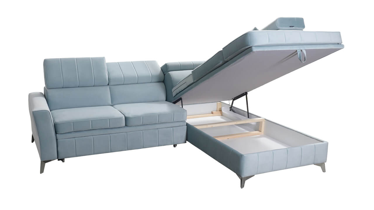 Rohová sedačka BARTEEZ III Úložný priestor