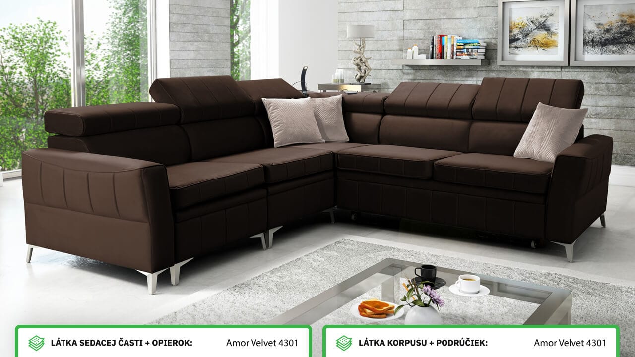 Rohová sedačka BARTEEZ IV Farebné prevedenie