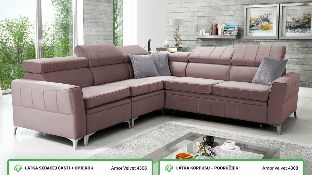 Rohová sedačka BARTEEZ IV Farebné prevedenie