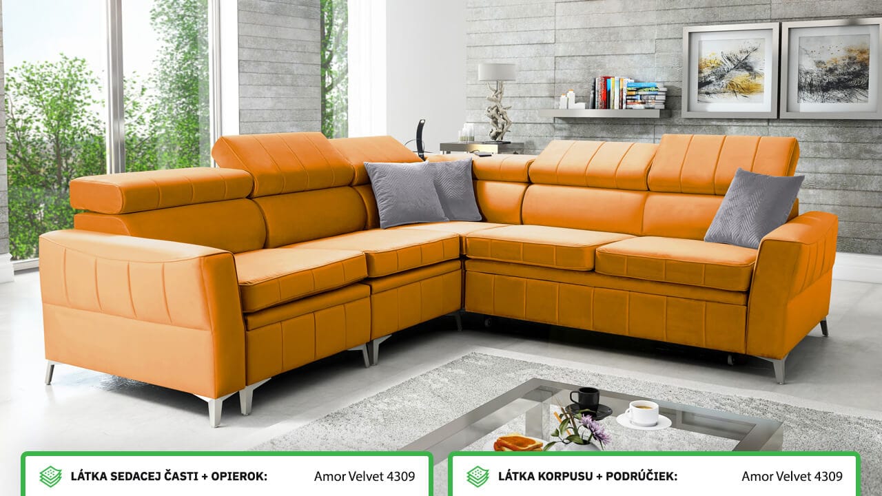 Rohová sedačka BARTEEZ IV Farebné prevedenie