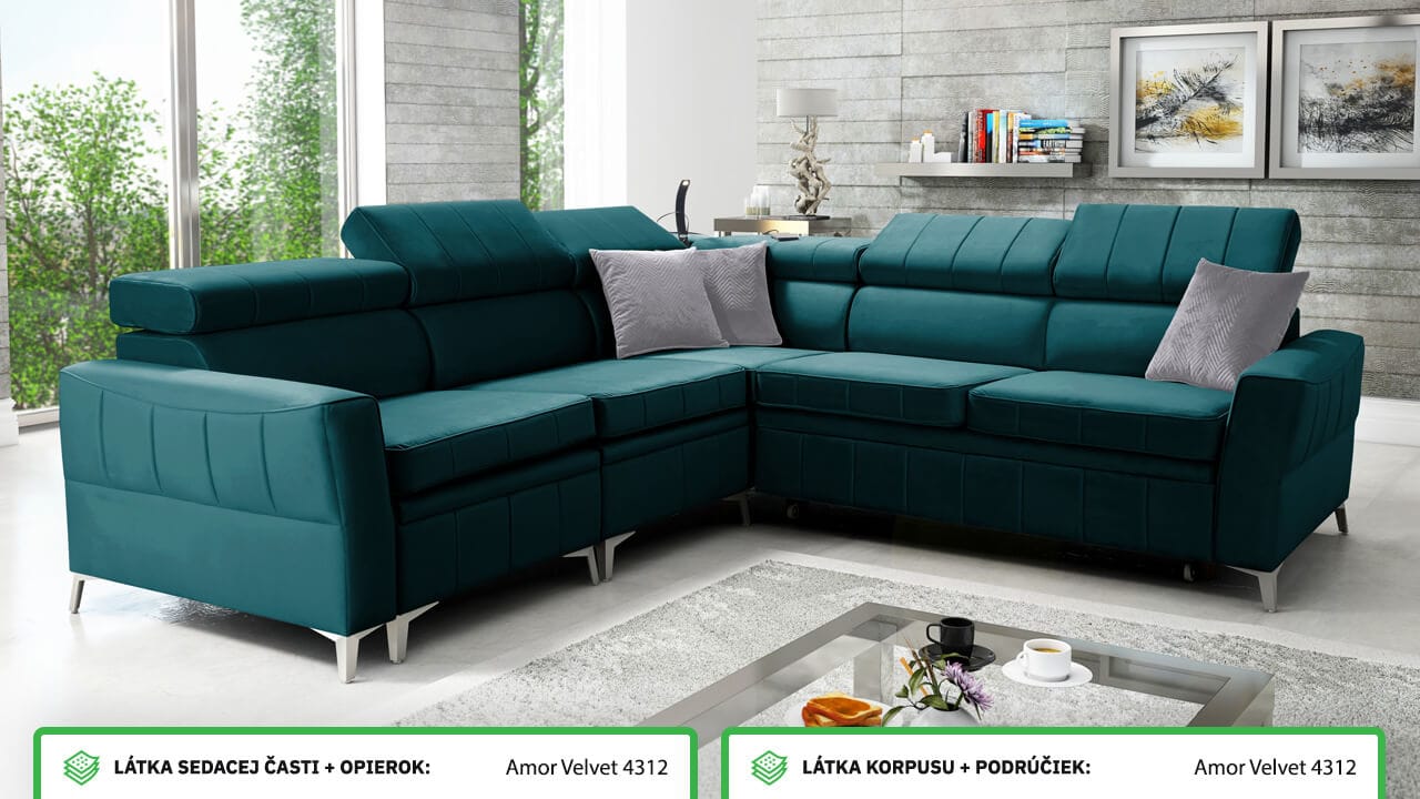 Rohová sedačka BARTEEZ IV Farebné prevedenie