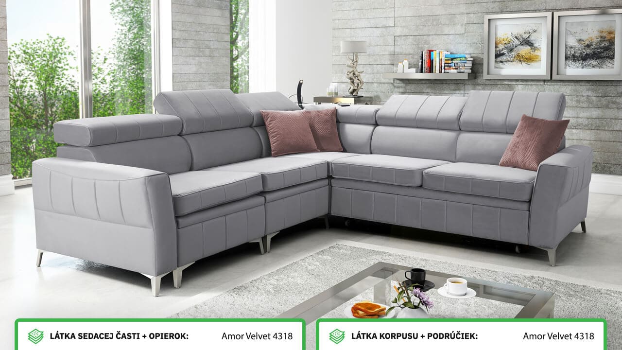 Rohová sedačka BARTEEZ IV Farebné prevedenie