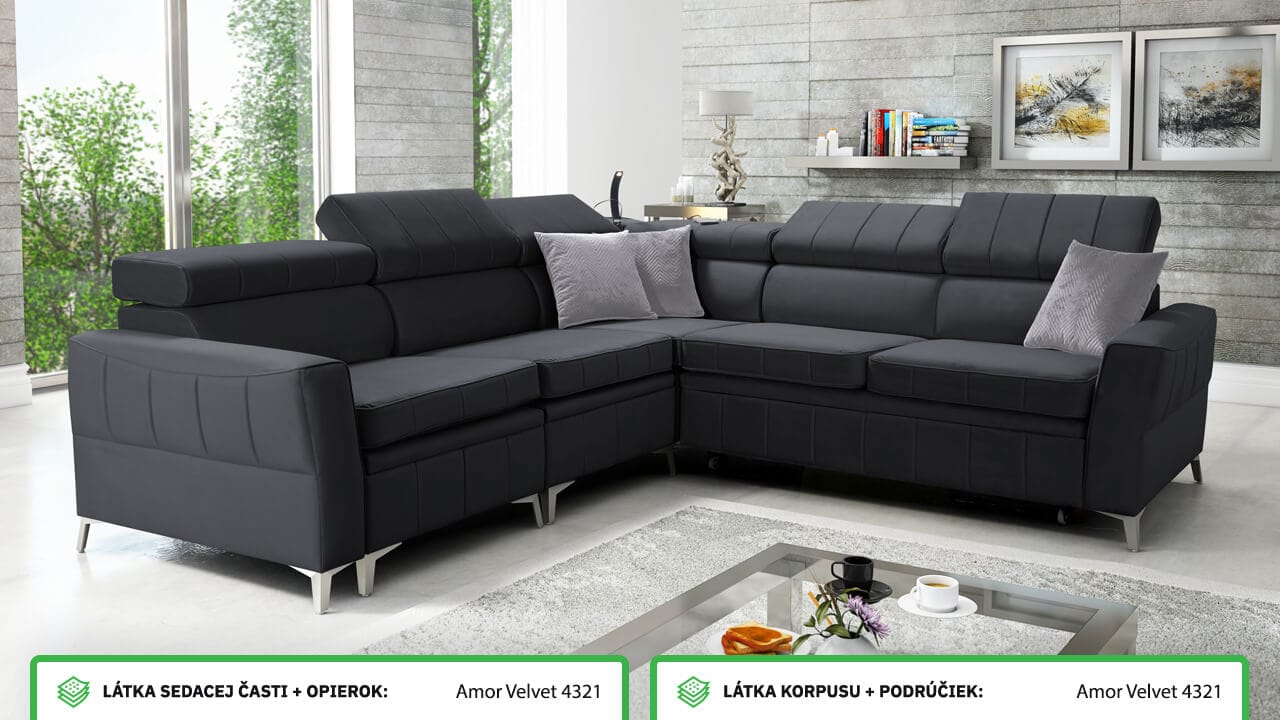 Rohová sedačka BARTEEZ IV Farebné prevedenie