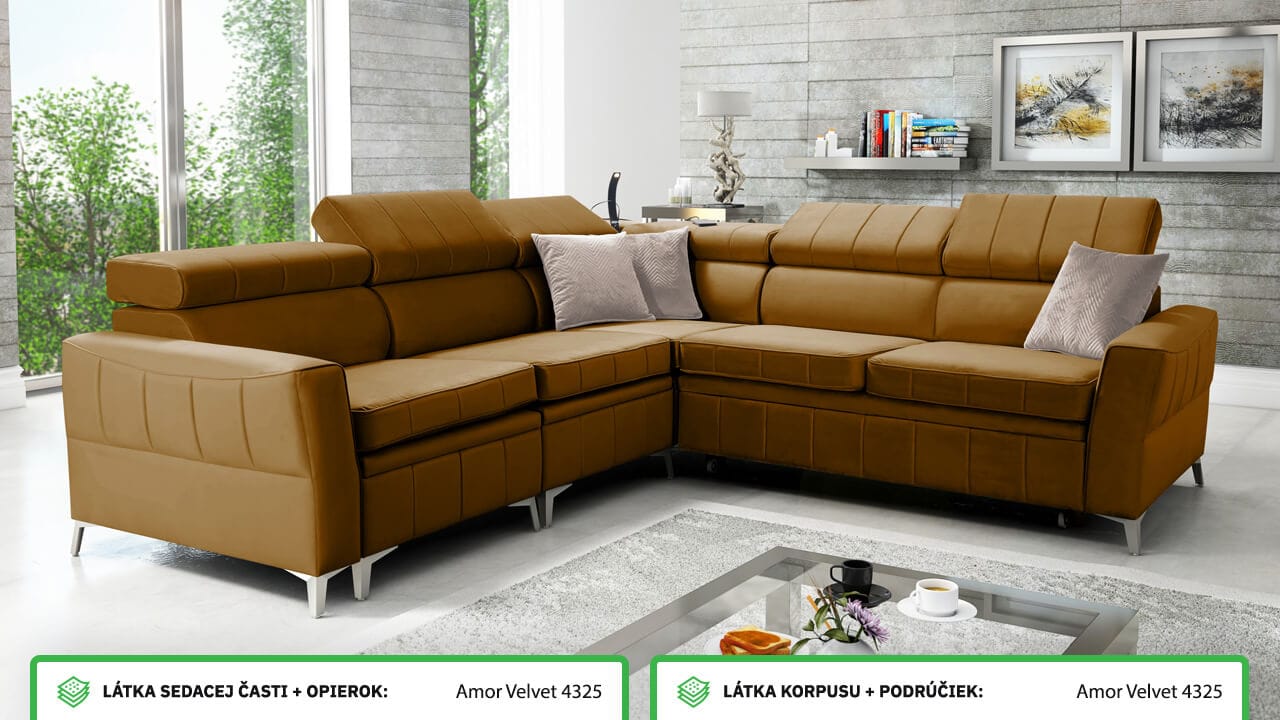 Rohová sedačka BARTEEZ IV Farebné prevedenie