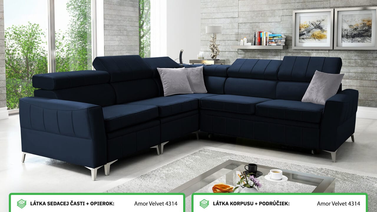 Rohová sedačka BARTEEZ IV Farebné prevedenie