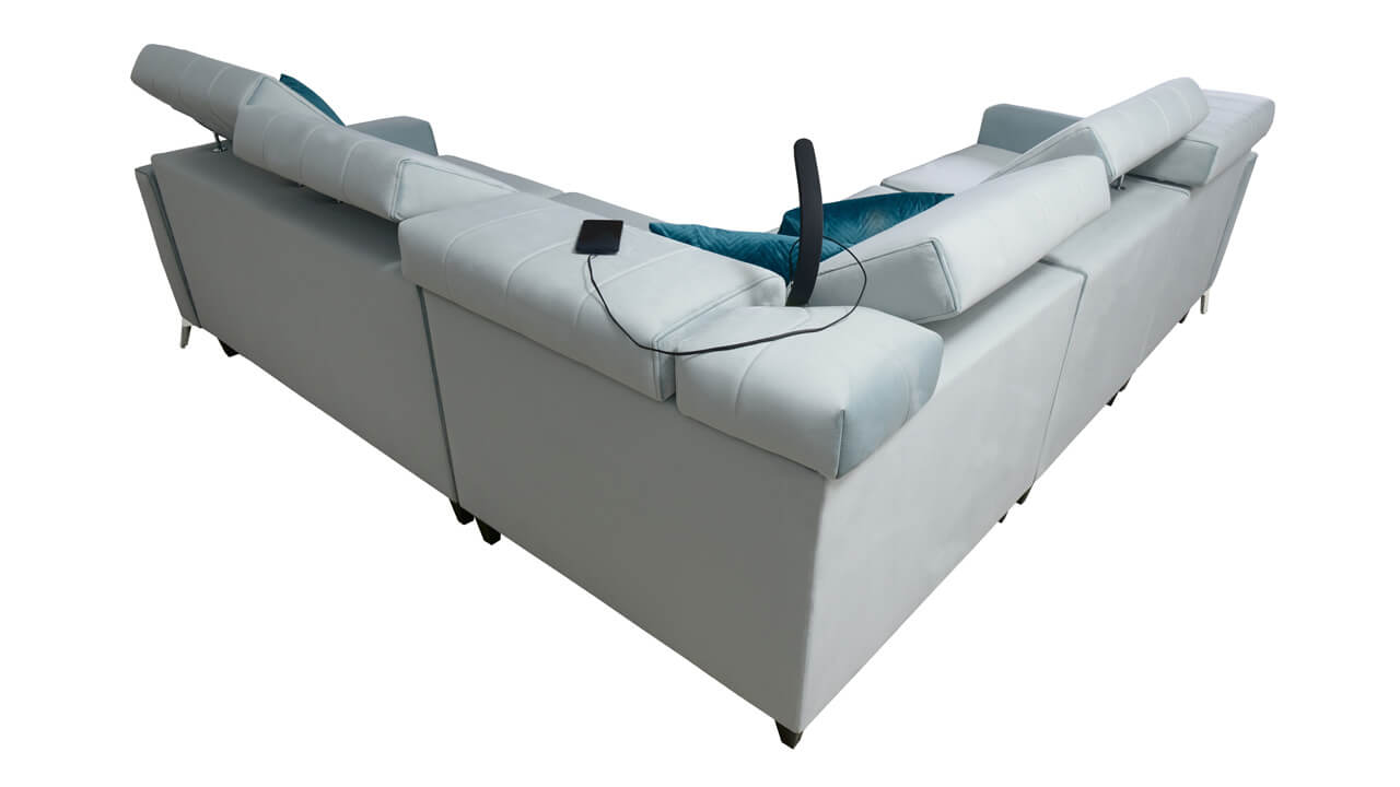 Rohová sedačka BARTEEZ IV Pohľad zozadu