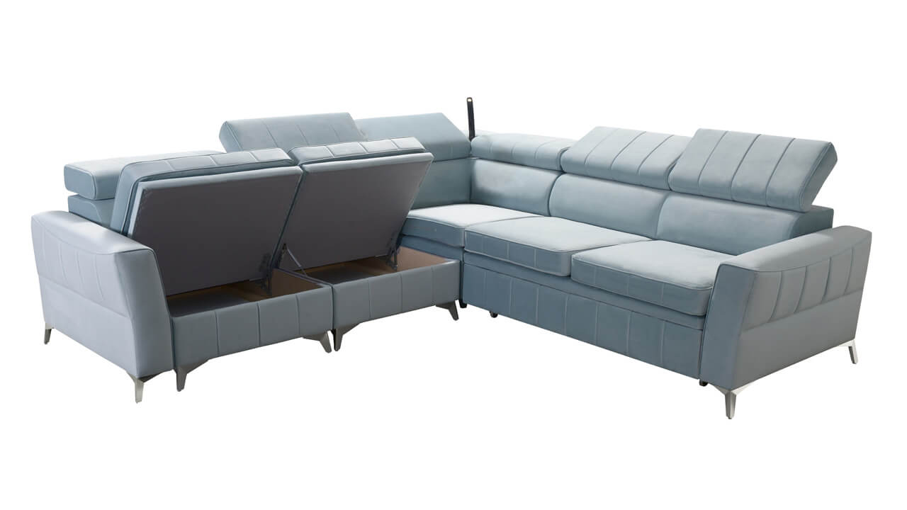 Rohová sedačka BARTEEZ IV Úložný priestor