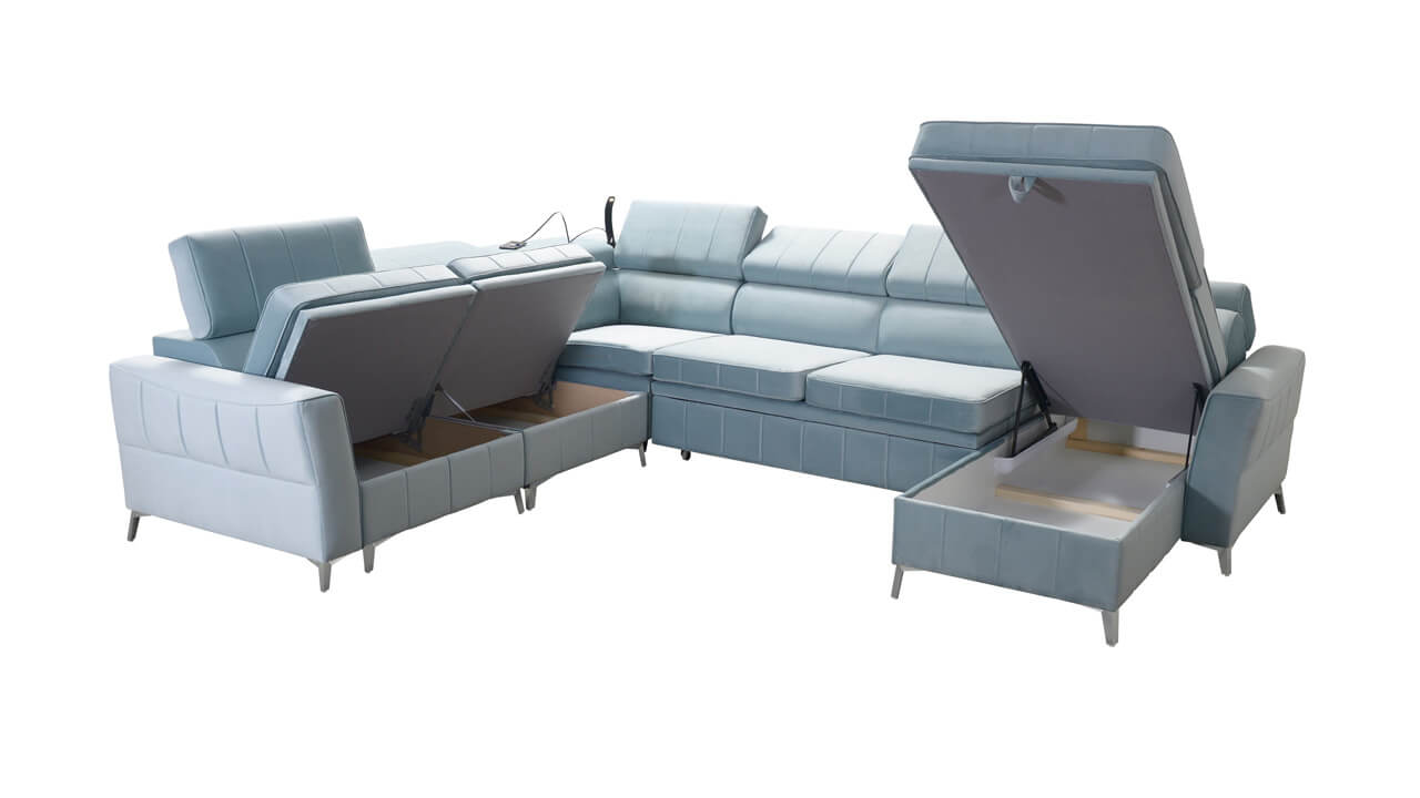 Sedacia súprava BARTEEZ VII Úložný priestor