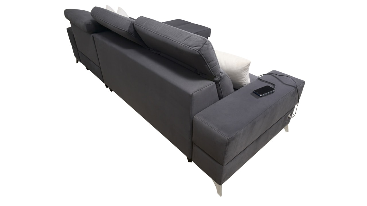 Rohová sedačka DEUSS I Pohľad zozadu