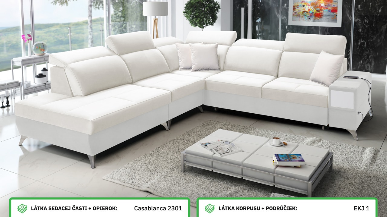 Rohová sedačka DEUSS IX Farebné prevedenie