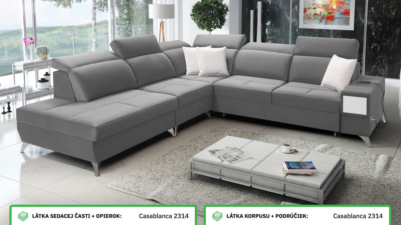 Rohová sedačka DEUSS IX Farebné prevedenie