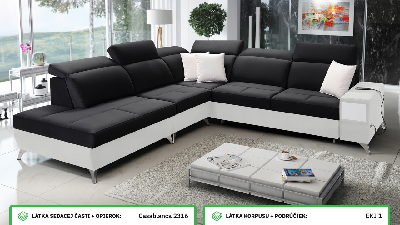 Rohová sedačka DEUSS IX Farebné prevedenie