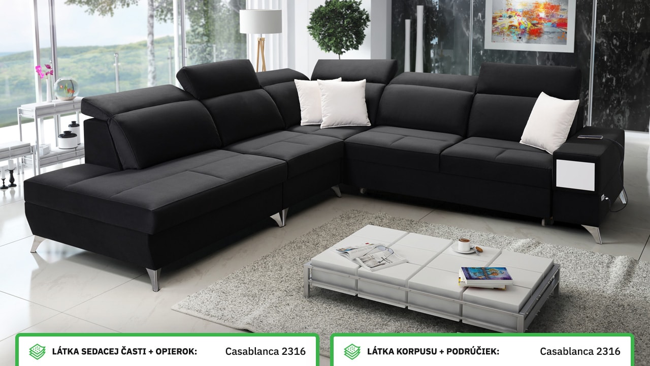 Rohová sedačka DEUSS IX Farebné prevedenie