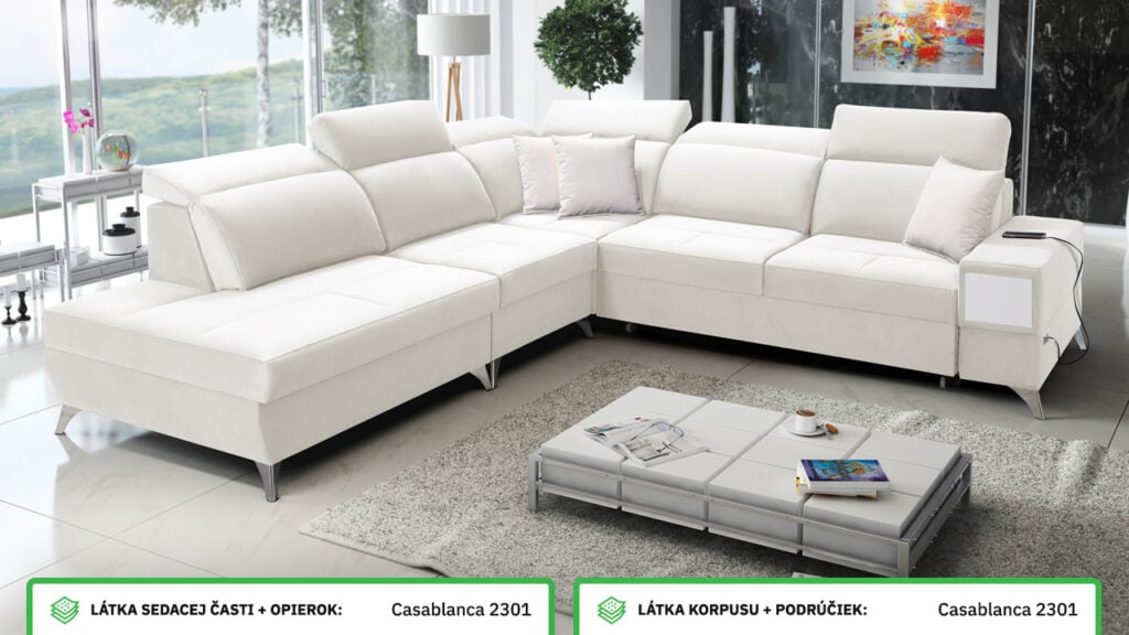 Rohová sedačka DEUSS IX Farebné prevedenie