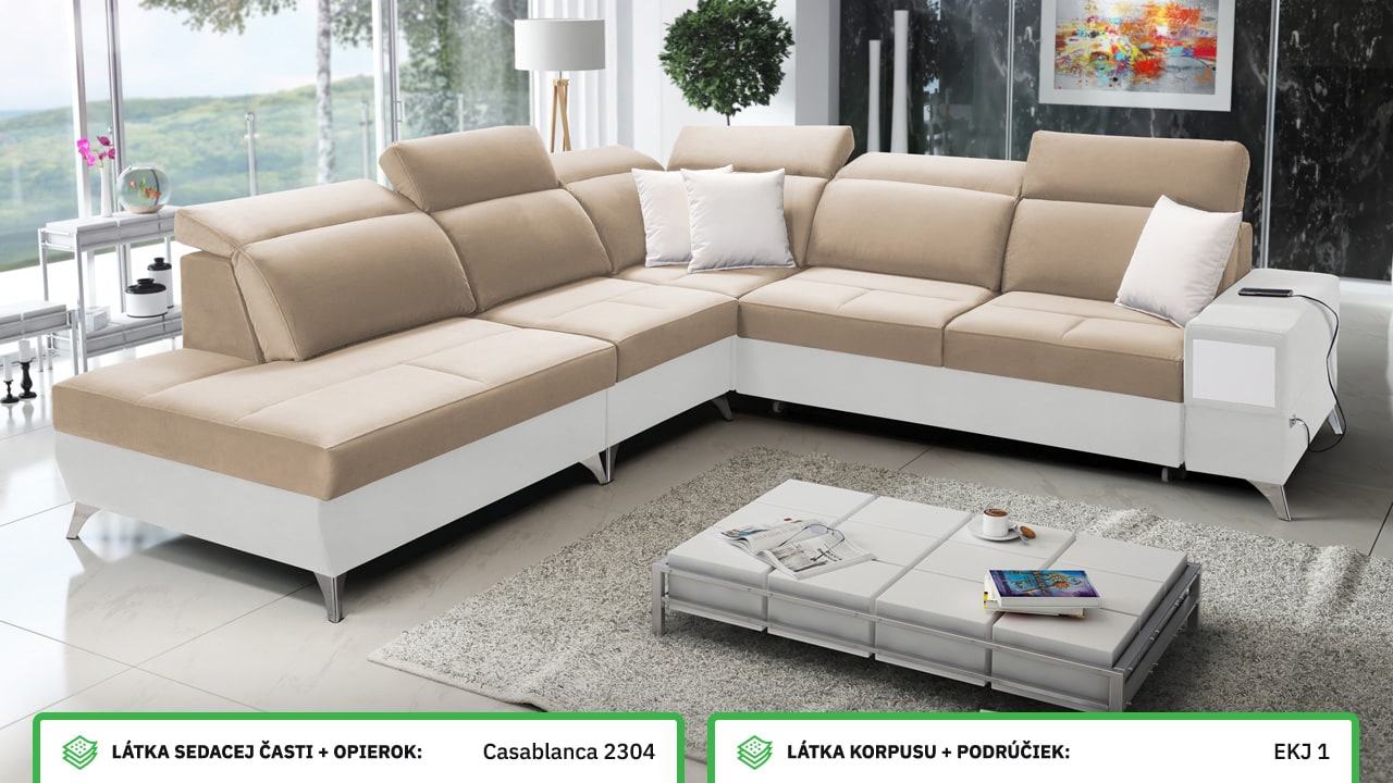 Rohová sedačka DEUSS IX Farebné prevedenie