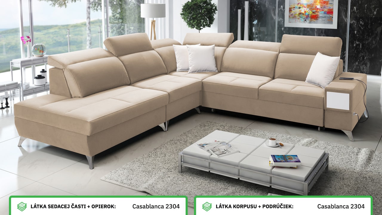 Rohová sedačka DEUSS IX Farebné prevedenie