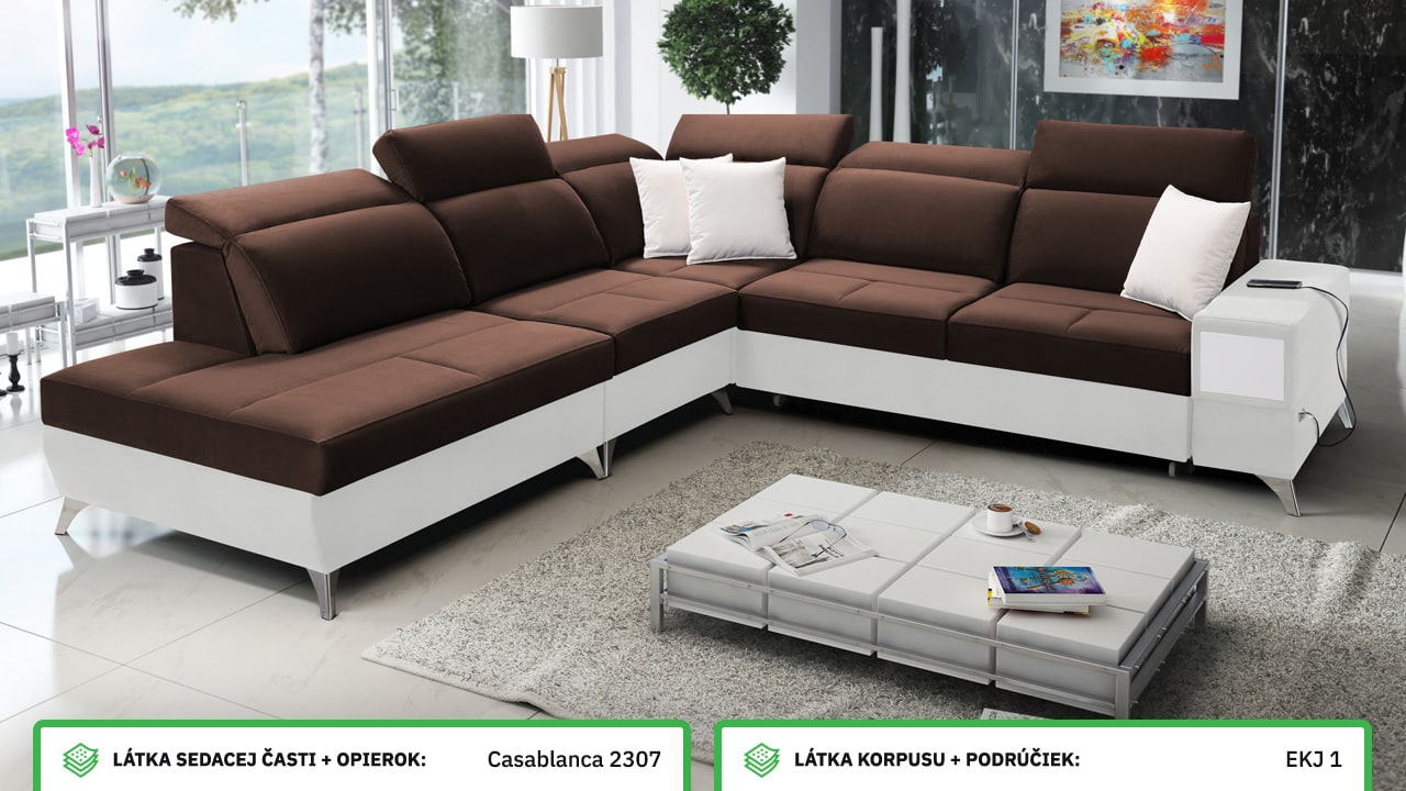 Rohová sedačka DEUSS IX Farebné prevedenie