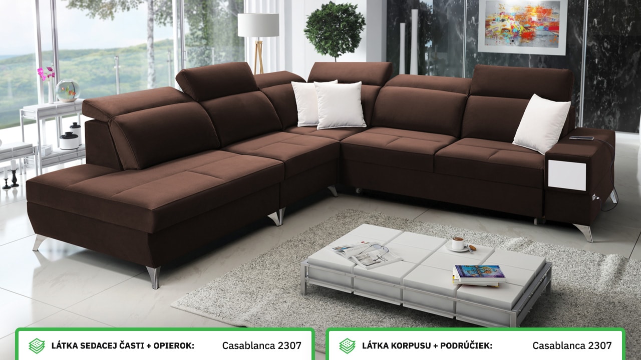 Rohová sedačka DEUSS IX Farebné prevedenie