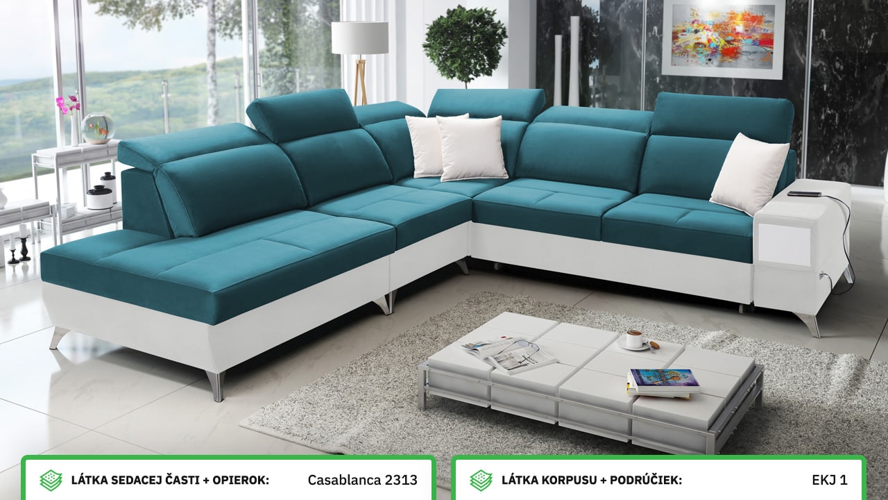 Rohová sedačka DEUSS IX Farebné prevedenie