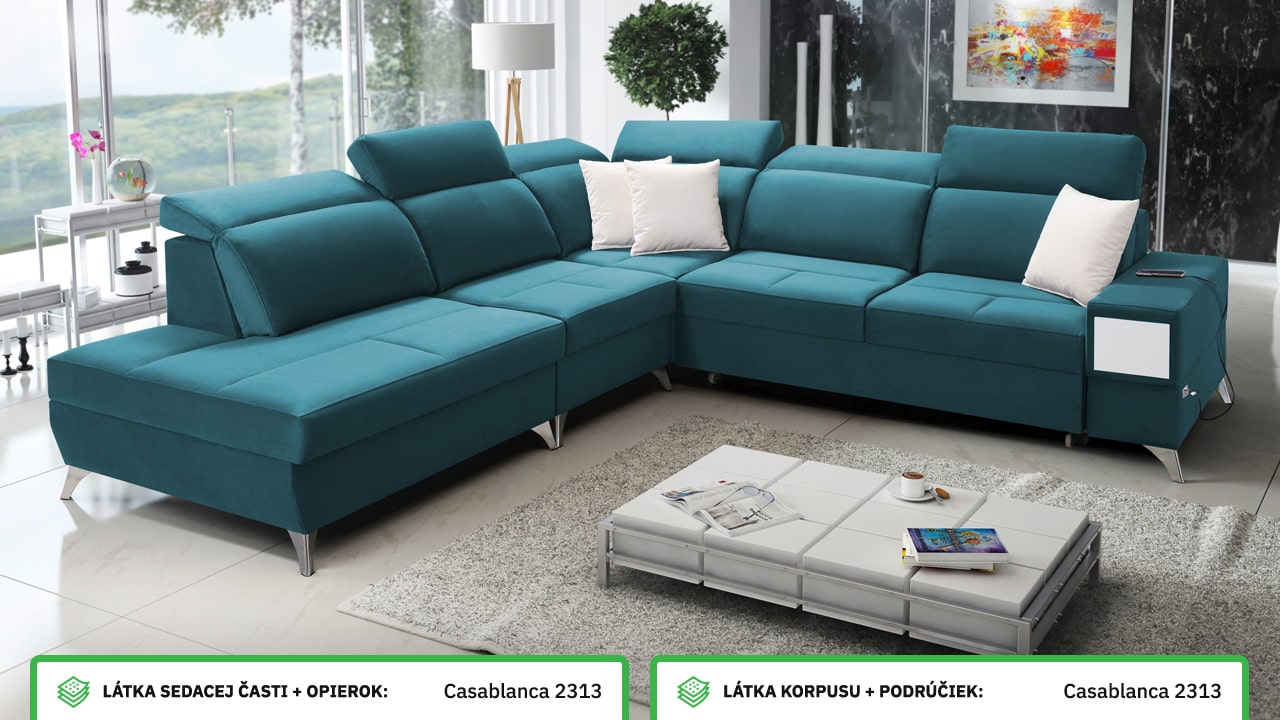 Rohová sedačka DEUSS IX Farebné prevedenie