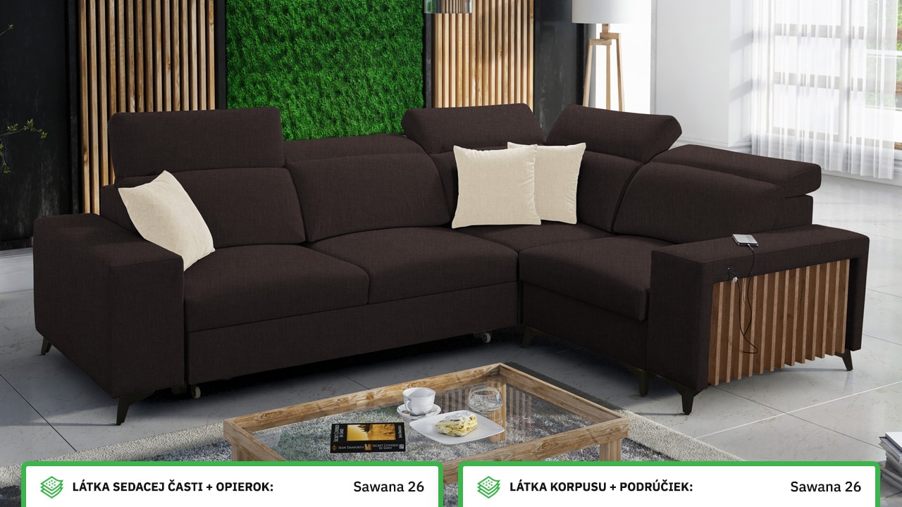 Rohová sedačka BARTON II Farebné prevedenie