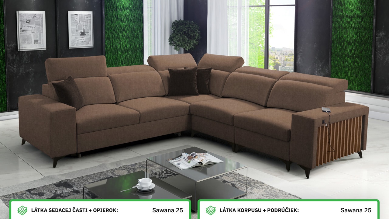 Rohová sedačka BARTON III Farebné prevedenie