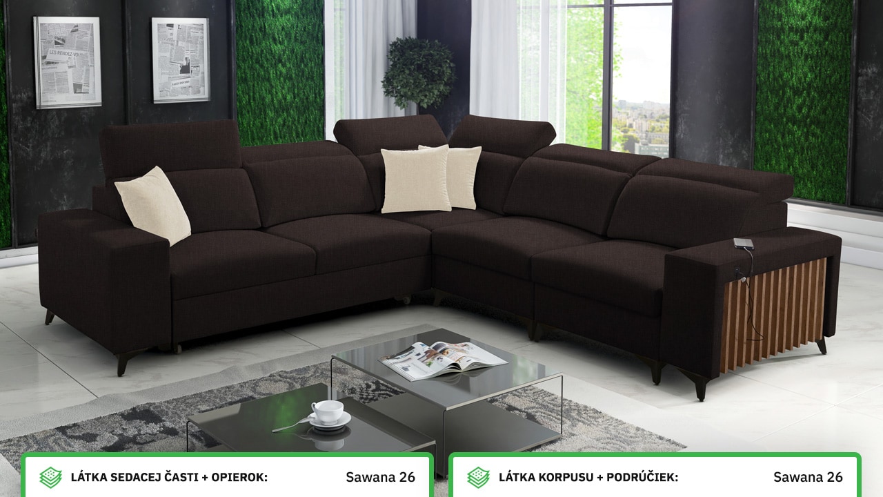 Rohová sedačka BARTON III Farebné prevedenie