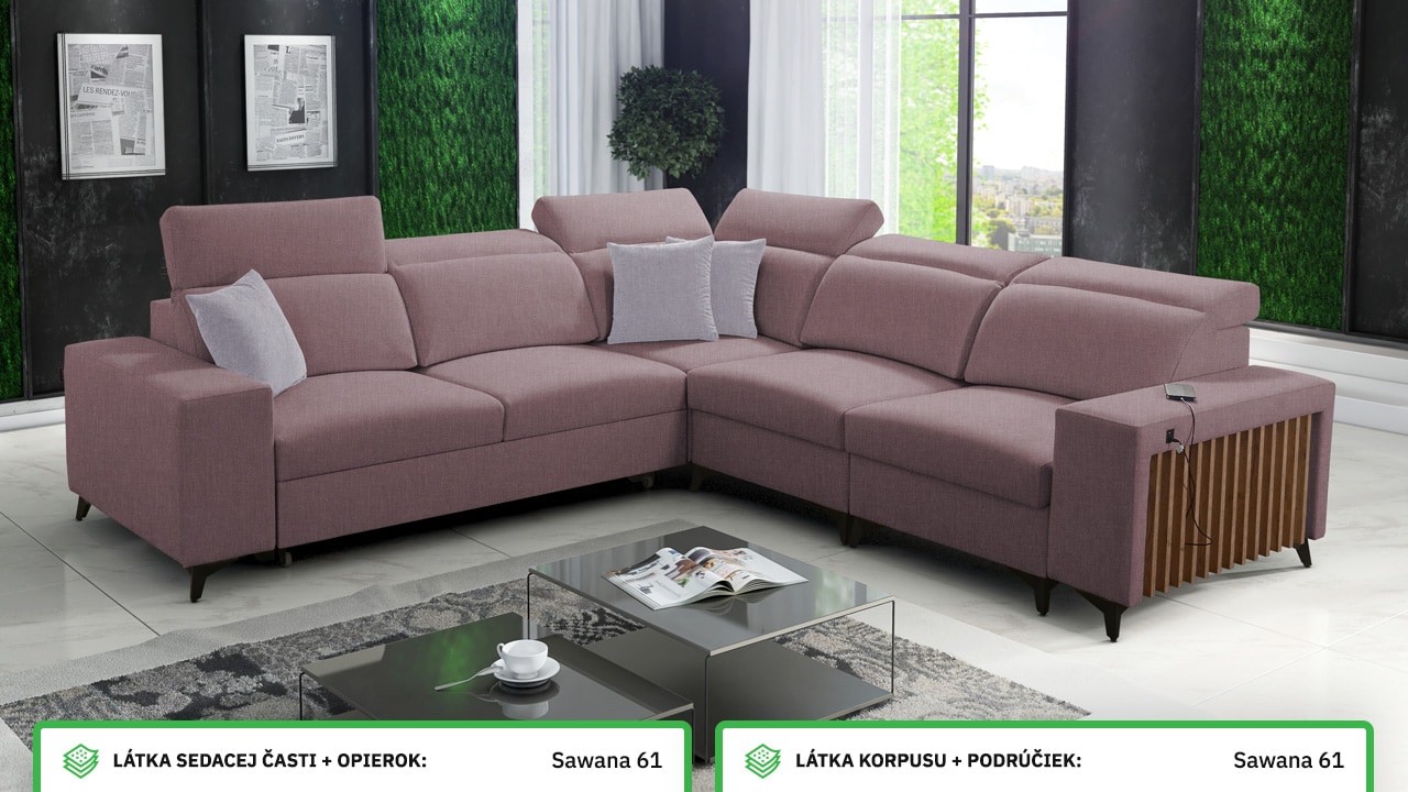 Rohová sedačka BARTON III Farebné prevedenie