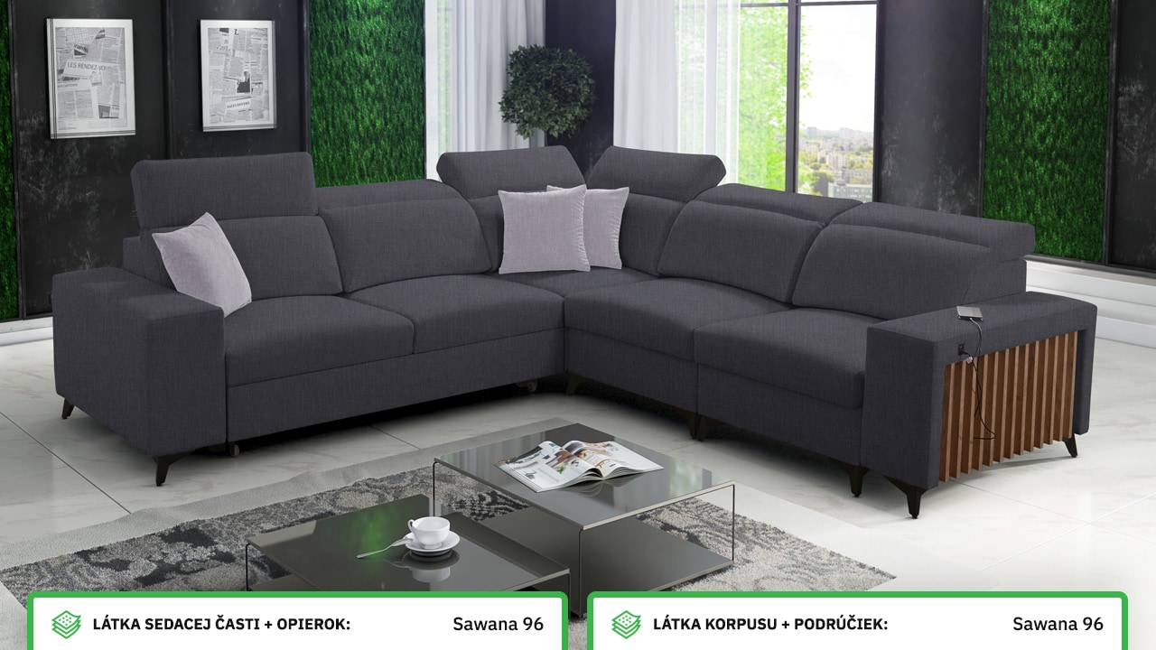 Rohová sedačka BARTON III Farebné prevedenie