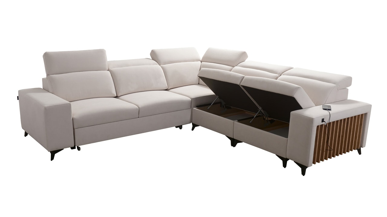 Rohová sedačka BARTON III Úložný priestor