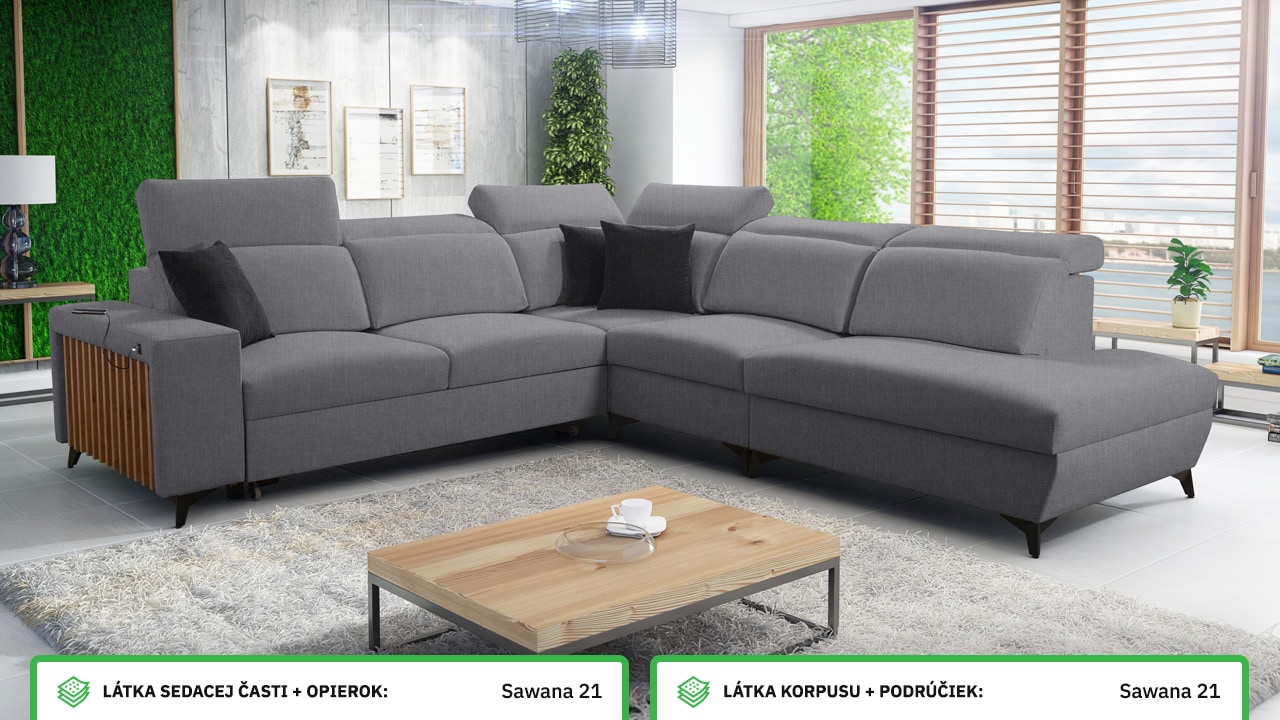 Rohová sedačka BARTON IX Farebné prevedenie