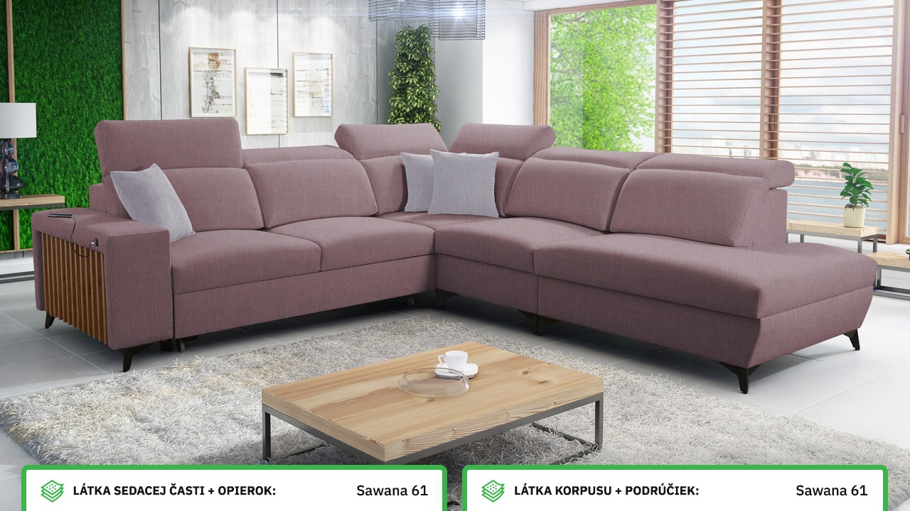 Rohová sedačka BARTON IX Farebné prevedenie