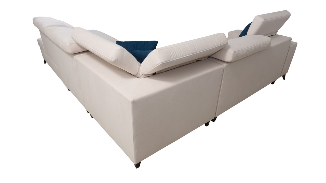 Rohová sedačka BARTON IX Pohľad zozadu