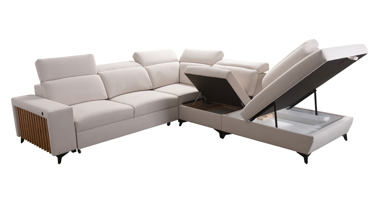 Rohová sedačka BARTON IX Úložný priestor