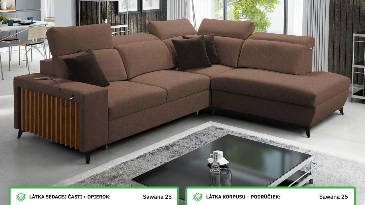 Rohová sedačka BARTON VII Farebné prevedenie