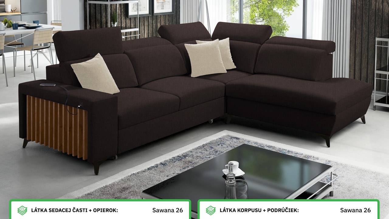 Rohová sedačka BARTON VII Farebné prevedenie