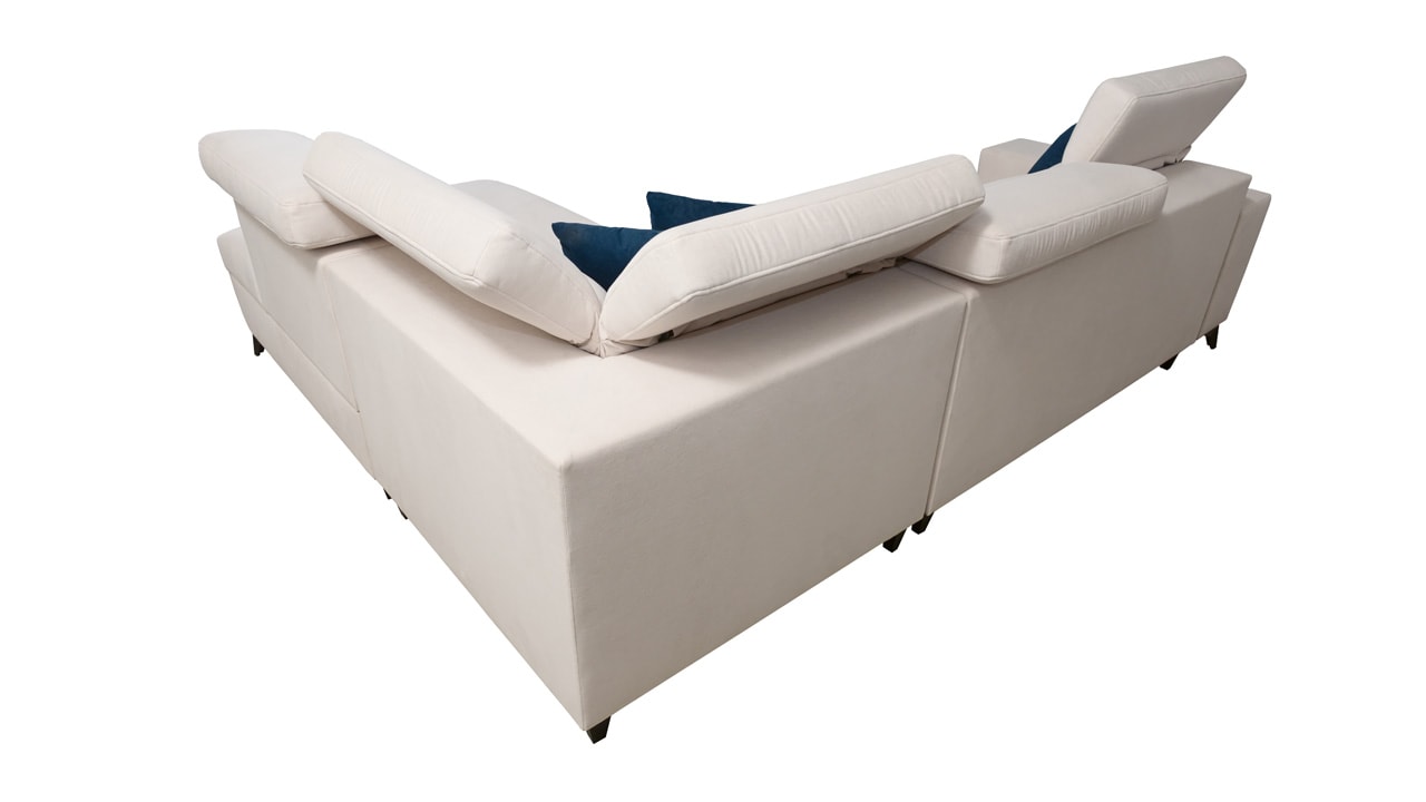 Rohová sedačka BARTON VII Pohľad zozadu