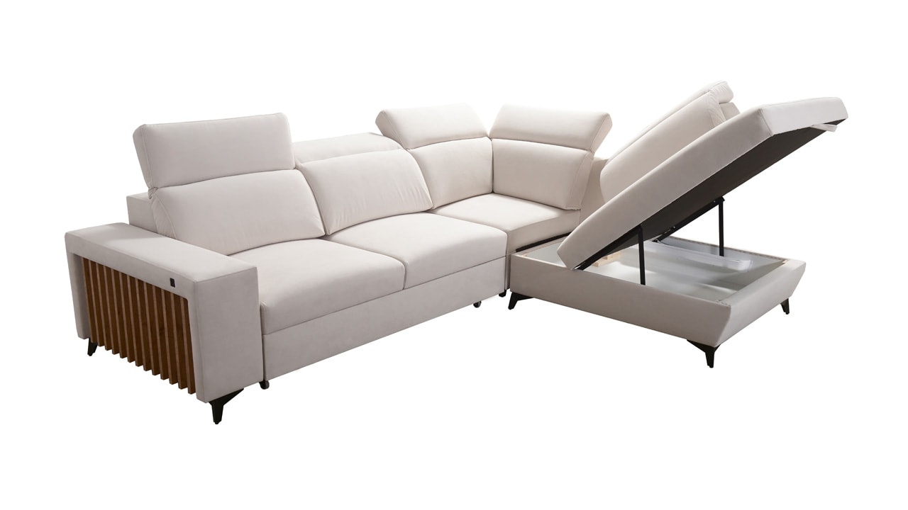 Rohová sedačka BARTON VII Úložný priestor