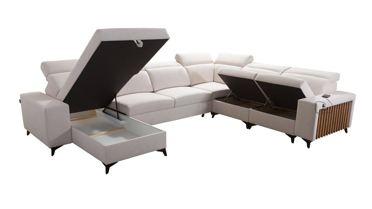 Sedacia súprava BARTON VIII Úložný priestor