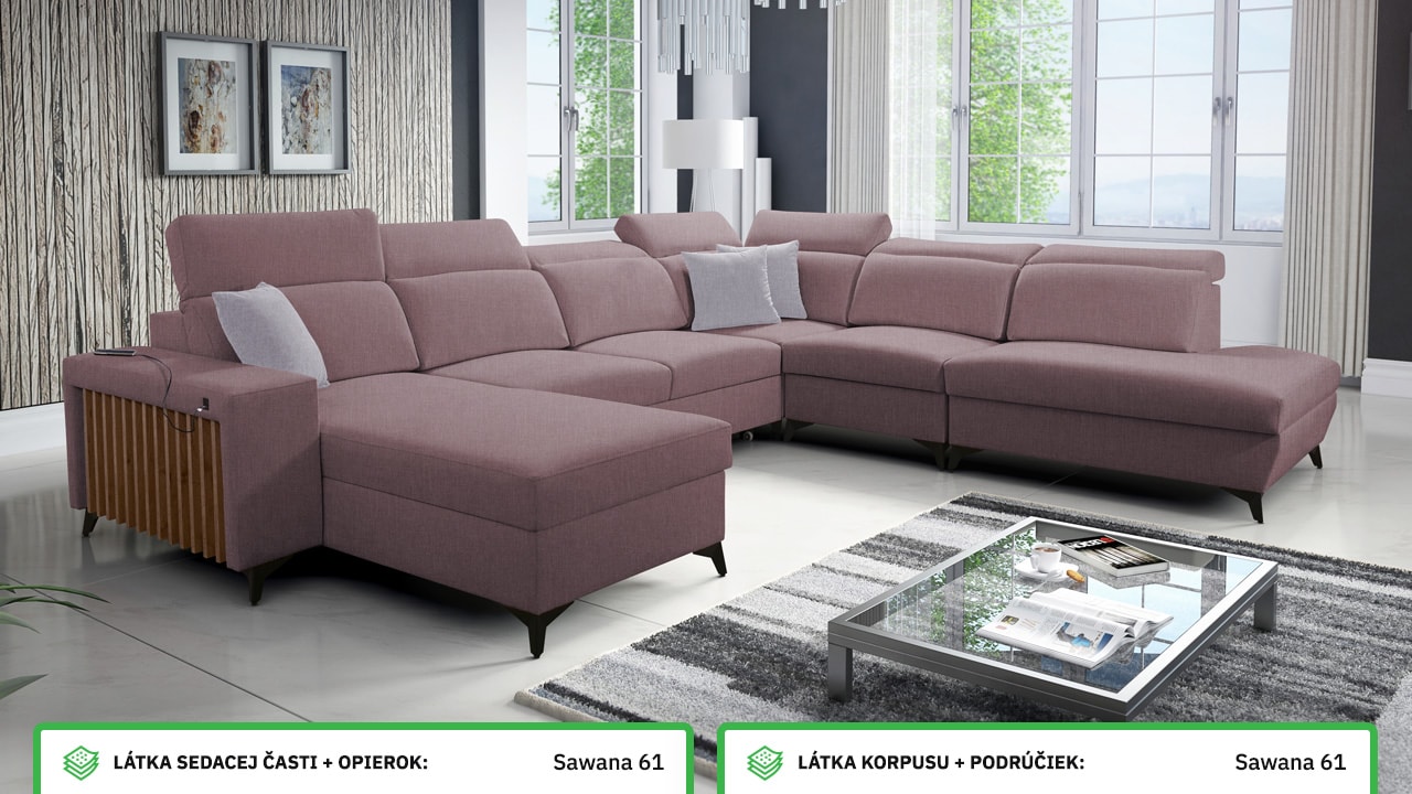 Sedacia súprava BARTON X Farebné prevedenie