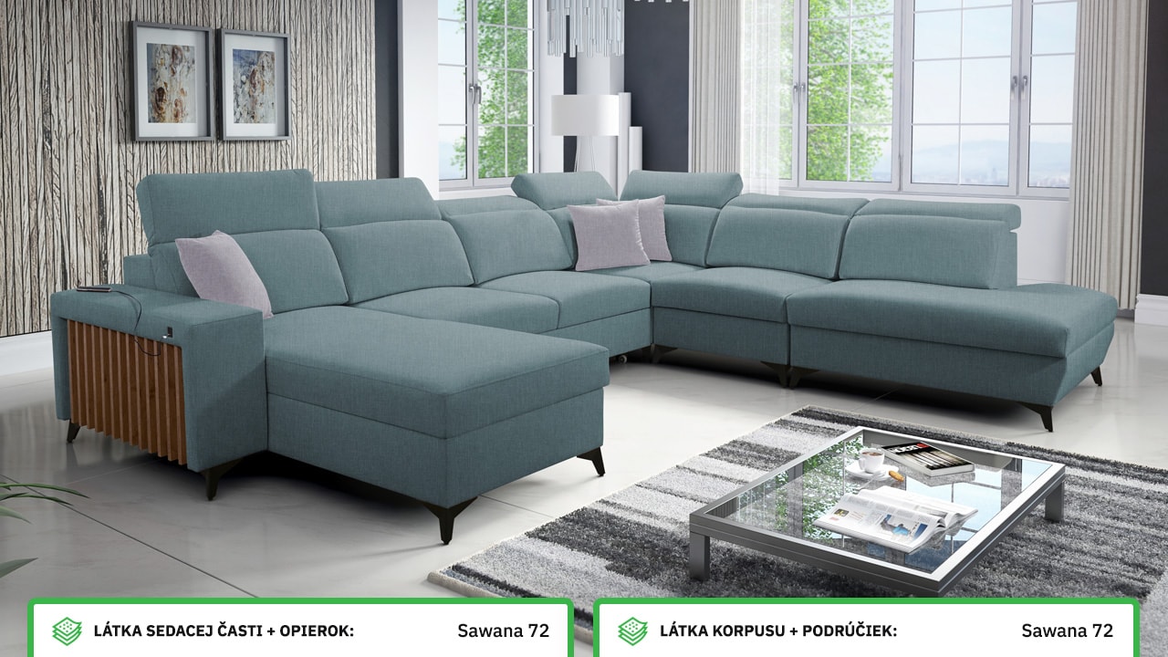 Sedacia súprava BARTON X Farebné prevedenie