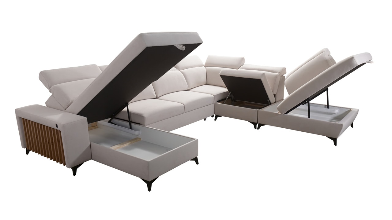 Sedacia súprava BARTON X Úložný priestor