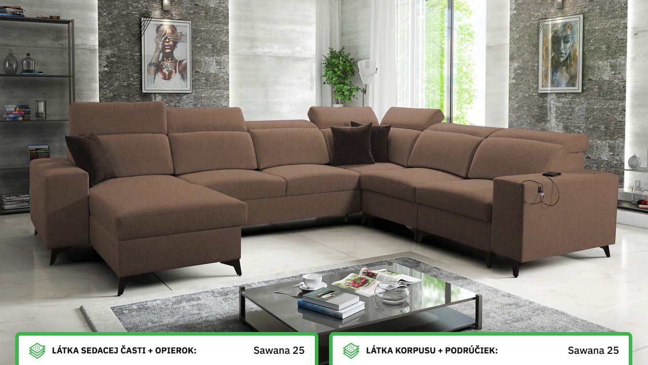 Sedacia súprava BARTON VIII MIX Farebné prevedenie