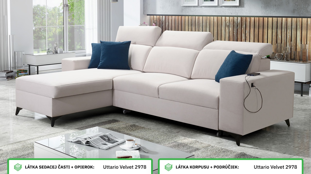 Rohová sedačka BARTON I MIX Farebné prevedenie