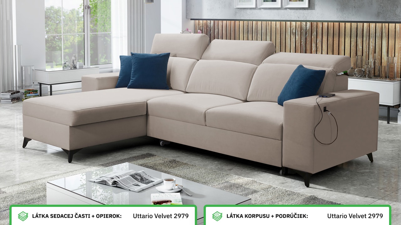 Rohová sedačka BARTON I MIX Farebné prevedenie