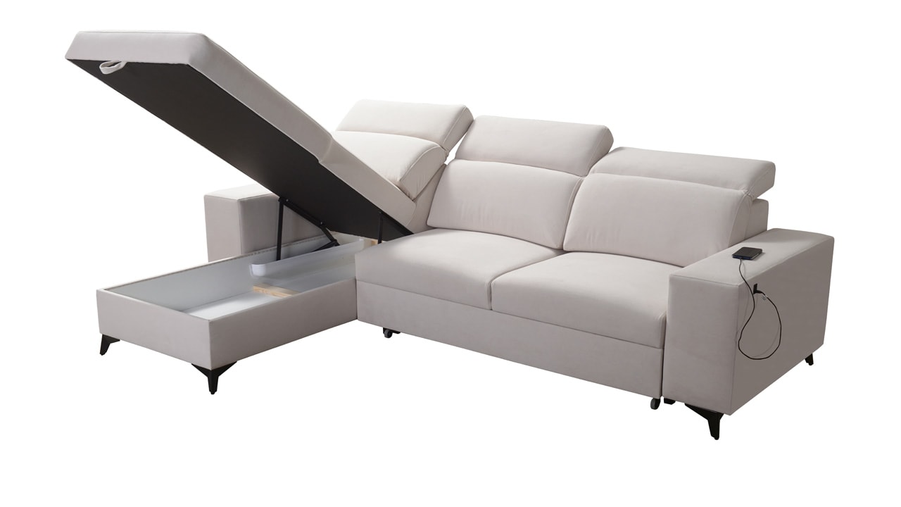 Rohová sedačka BARTON I MIX Úložný priestor